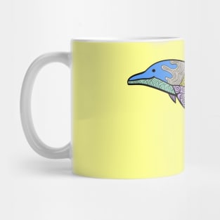 Cute Dolphin Design with Ornaments Mug